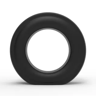 Tractor front tire 2 deflated Scale 1:25 - Model thumbnail 5