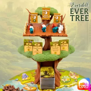 Everdell Tree 3d Printable Replacement - Model thumbnail 4