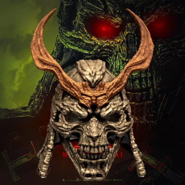 Mortal Kombat 2 Shao Kahn Popcorn - Model preview 2