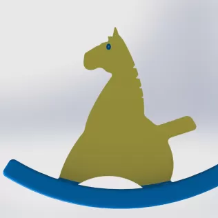Rocking Horse Toy - Model thumbnail 3