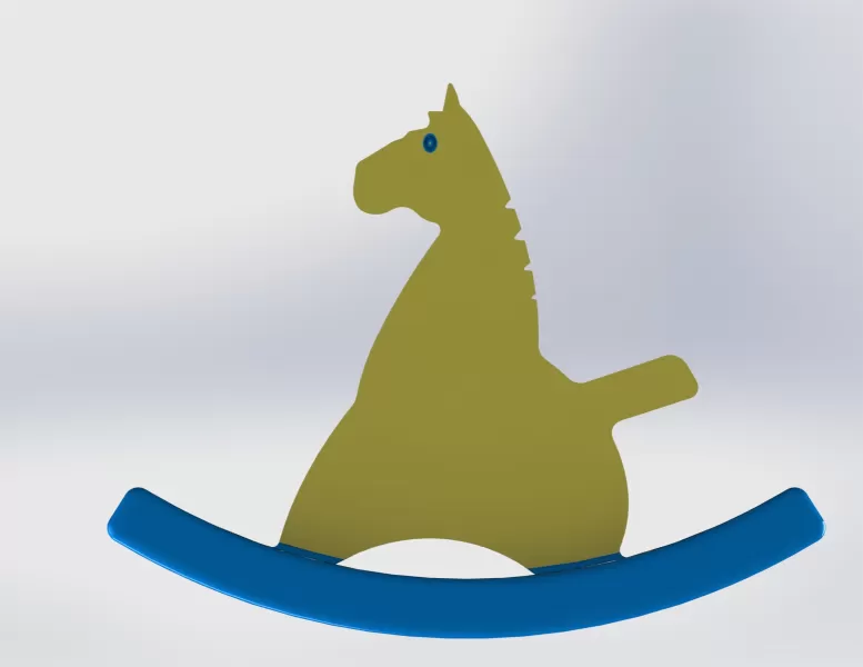 Rocking Horse Toy - Model preview 3
