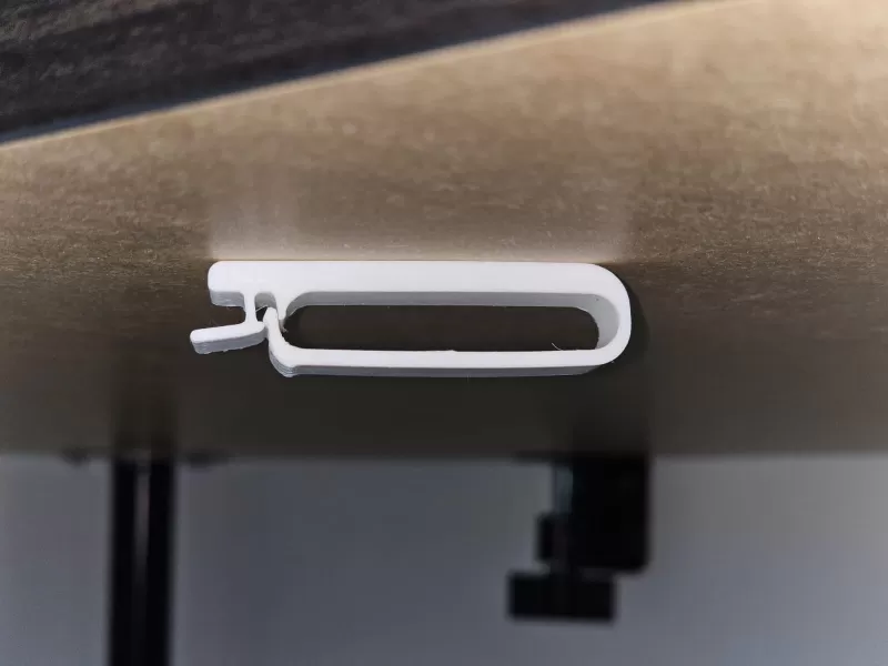 Flexible Snap-on Cable Management Clip - Model preview 5