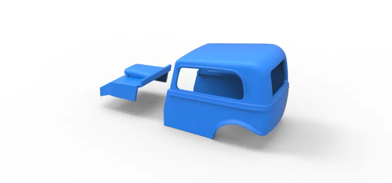 Shell of New Zealand Ministock car Scale 1:25 - Model preview 16