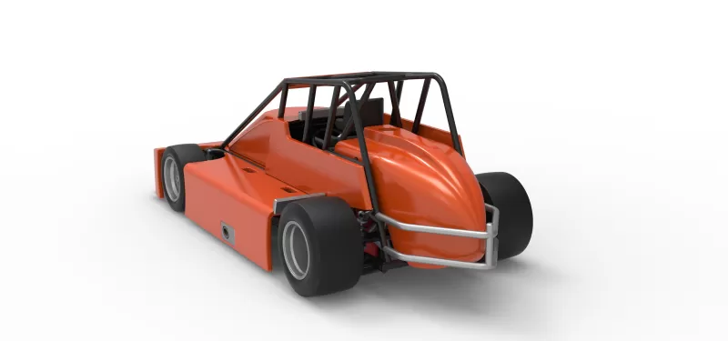 Experimental Pavement Silver Crown Car Scale 1:25 - Model preview 14