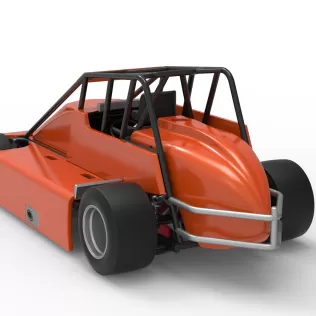 Experimental Pavement Silver Crown Car Scale 1:25 - Model thumbnail 14