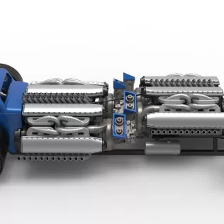 Vintage AWD Dragster Scale 1:25 - Model thumbnail 23