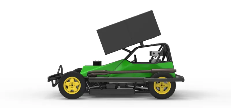 BriSCA Formula 2 Stock Car Scale 1:25 - Model preview 9