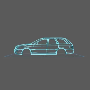 Audi - RS2 1993 Wall Art