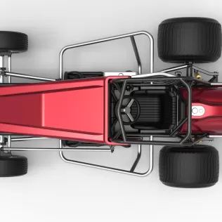 Vintage Dirt Silver Crown Car Scale 1:25 - Model thumbnail 11