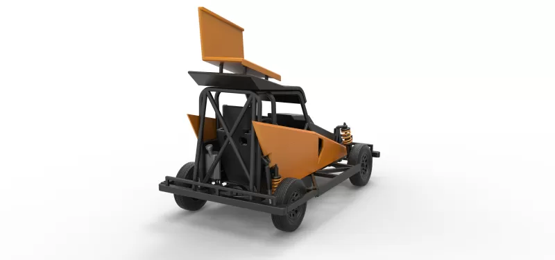 New Zealand Ministock car Version 2 Scale 1:25 - Model preview 15
