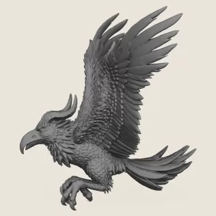 Attacking Monster Bird - Model thumbnail 4