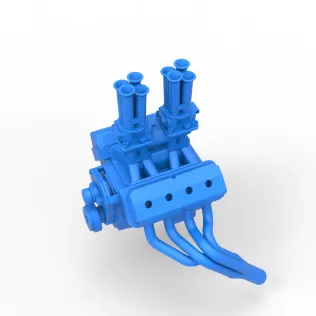 Engine of Gasser Version 2 Scale 1:25 - Model thumbnail 2