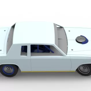 IMCA Stock car while turning Version 2 Scale 1:25 - Model thumbnail 23
