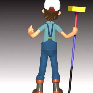 Farmer Al Fan Art - Model thumbnail 9