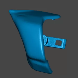 Real scale BMW 3er E30 rear bumper end piece 51121888287 511218 - Model thumbnail 6