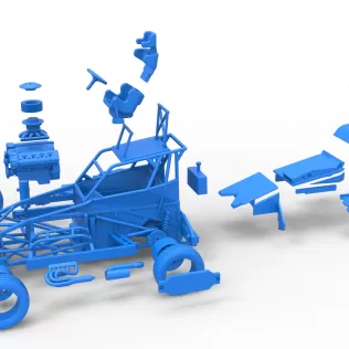 New Zealand Superstock car Version 4 Scale 1:25 - Model thumbnail 28