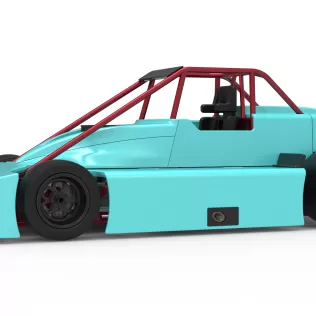 Experimental Pavement Silver Crown Car Version 3 Scale 1:25 - Model thumbnail 2