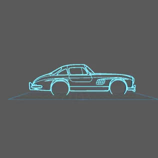 Mercedes - 300 SL Wall Art