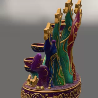 Celestial Star Tree Organizer STL File for 3D Print - Model thumbnail 7
