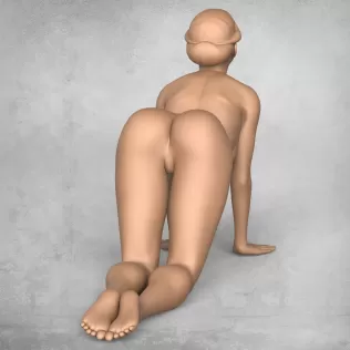 Yoga Female Pose Collection - Model thumbnail 9