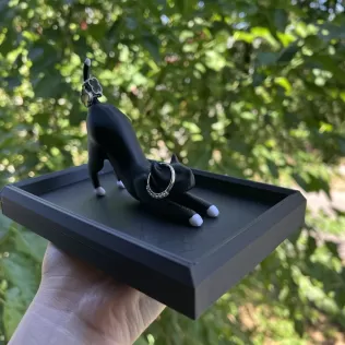 Cat Jewelry Holder - Model thumbnail 2