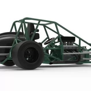 Pavement Silver Crown Car Base Scale 1:25 - Model thumbnail 21