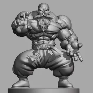 Master Roshi full Power - Model thumbnail 3