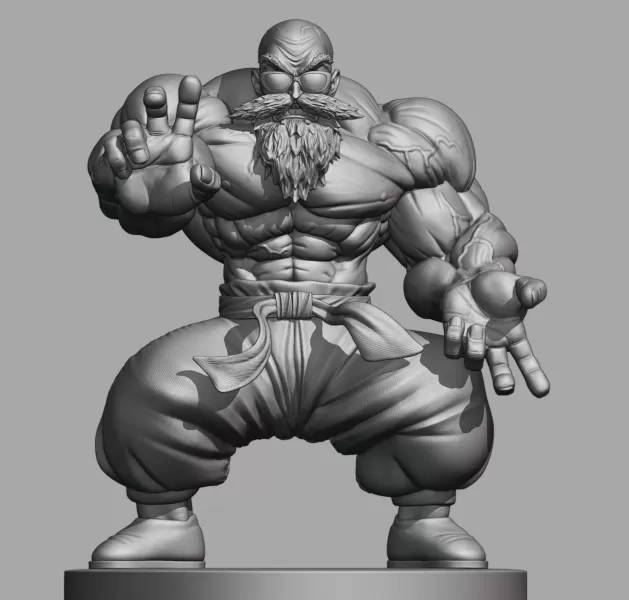 Master Roshi full Power - Model preview 3