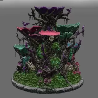 Haunted Hollow Gothic Organizer STL File for 3D Print - Model thumbnail 10