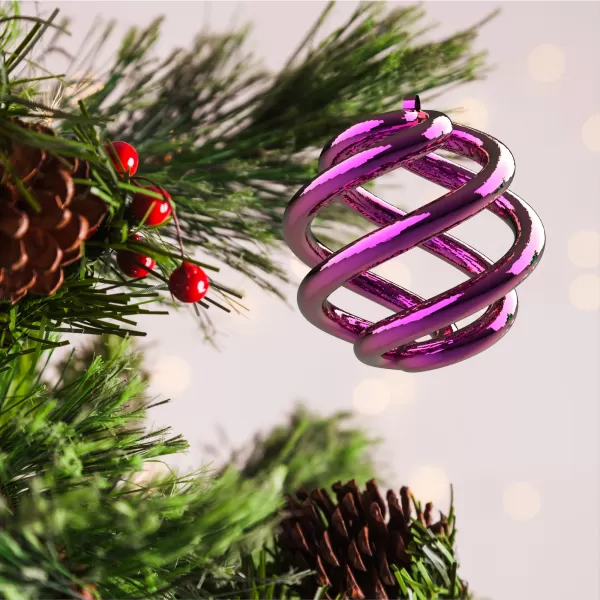 6 pcs. Christmas Ornaments, Mini Bundle Tree Decoration - Model preview 5