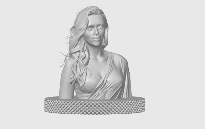 Scarlett Johansson 3D - Model preview 3
