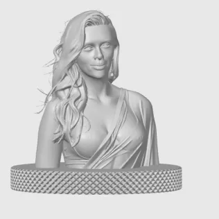 Scarlett Johansson 3D - Model thumbnail 3