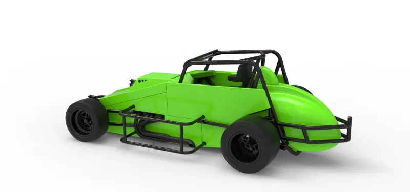 Pavement Silver Crown Car Version 3 Scale 1:25 - Model preview 12