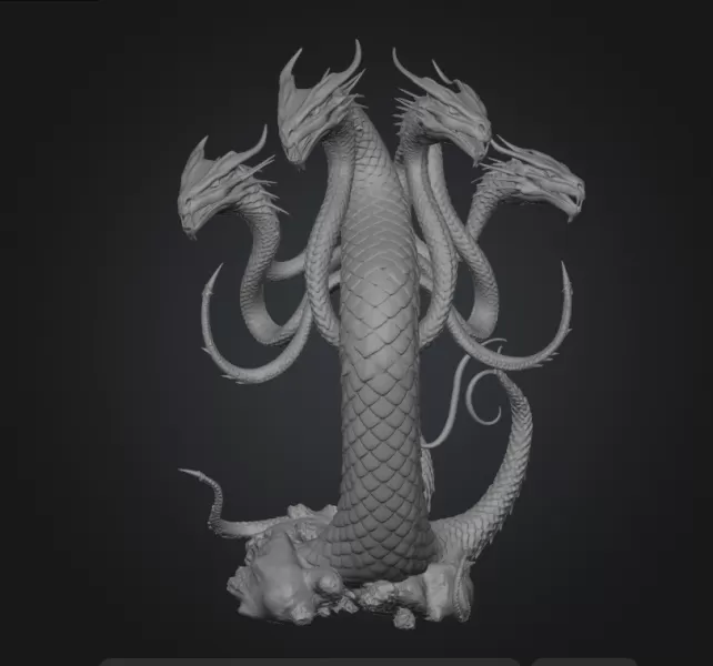 Mystic Hydra - Model preview 1