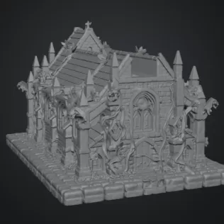 Blossom Cathedral STL File for 3D Print - Model thumbnail 14