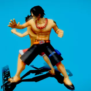 Luffy and Ace (Fan Art) ONE PIECE