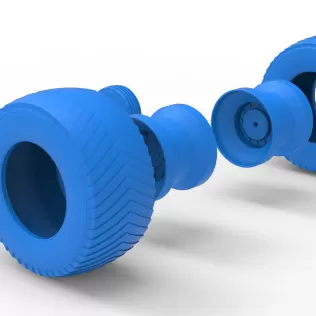 Wheel set of Pro Stock Pulling Tractor Version 3 Scale 1:25 - Model thumbnail 11