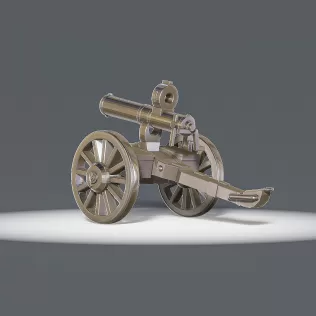 Gatling Gun #RoZ - Model thumbnail 4