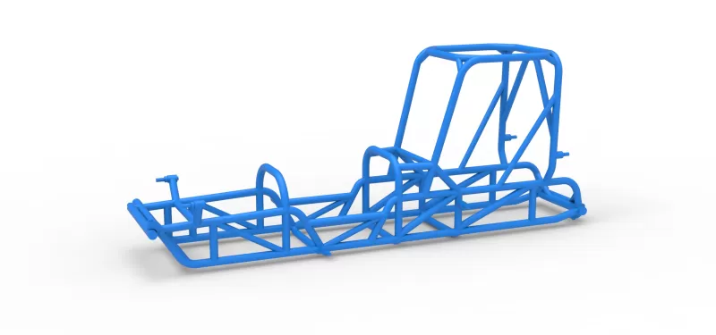 Frame of Dirt Silver Crown Champ car Version 2 Scale 1:25 - Model preview 1