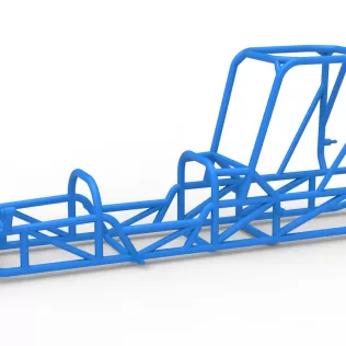 Frame of Dirt Silver Crown Champ car Version 2 Scale 1:25