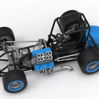 Vintage Pavement Sprint car Base Scale 1:25 - Model thumbnail 4