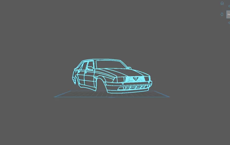 Alfa Romeo - 75 Wall Art - Model preview 2