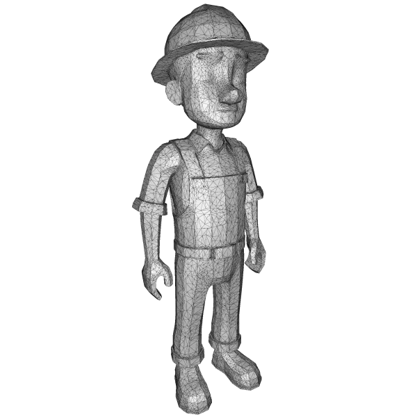 Stylized Character Collection Vol. 01 – Kitbash High-Poly 3D Mod - Model preview 19