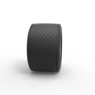 Wheel from Asphalt Modified stock car Version 6 Scale 1:25 - Model thumbnail 3