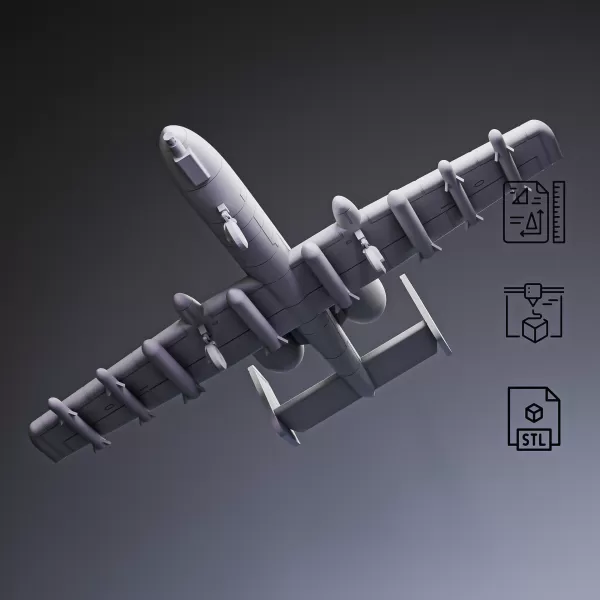 A-10 Warthog Attack Aircraft #RoZ - Model preview 5
