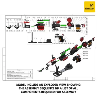 Ray Gun Mark II - CoD - Printable 3d model - STL files - Model thumbnail 11