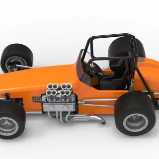 Vintage Pavement Sprint car Scale 1:25 - Model thumbnail 10
