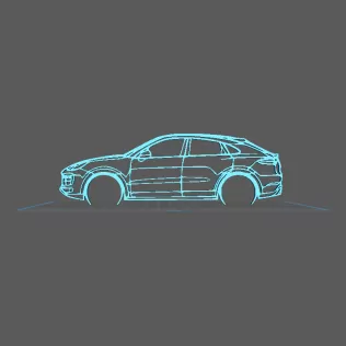 Porsche - Cayenne Turbo Wall Art