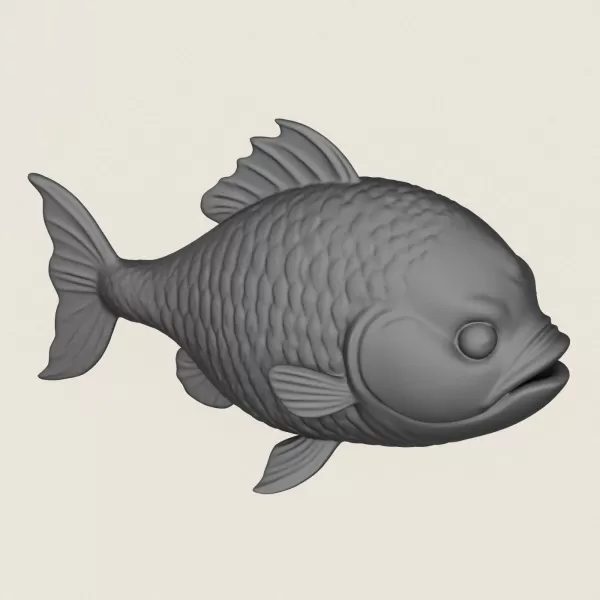 Fish 05 Print Ready 3D Model - Model preview 4