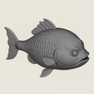 Fish 05 Print Ready 3D Model - Model thumbnail 4